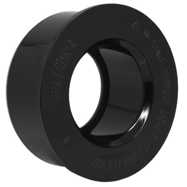 32mm - 1.25 inch Black Solvent Weld Boss Adaptor SW80B