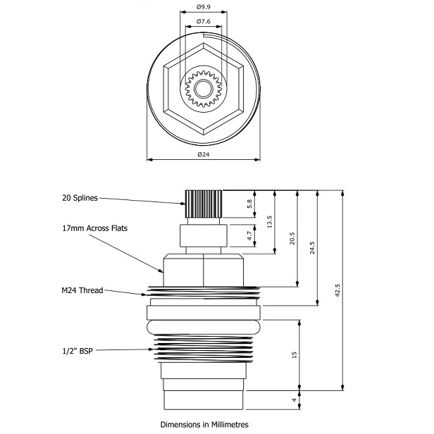 Tap Gland 1/2