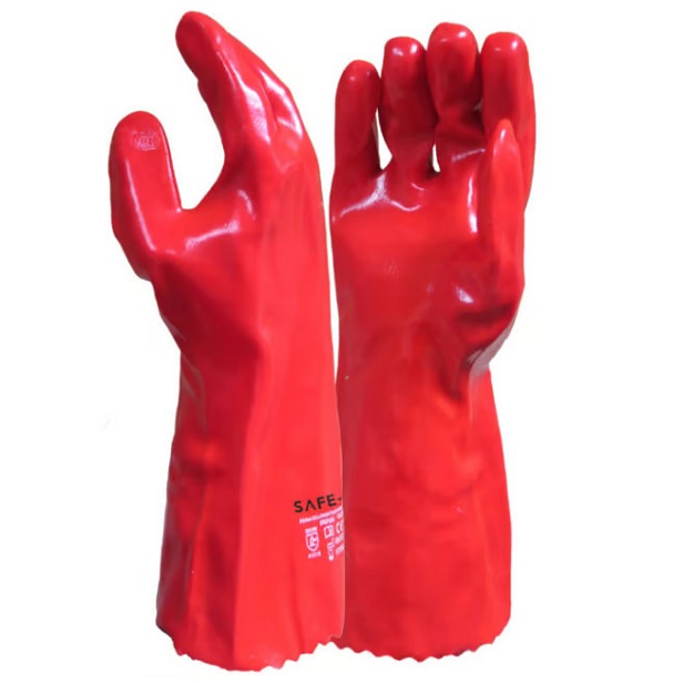 PVC Gauntlet Gloves