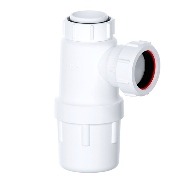 40mm/1.5 inch Bottle Trap - 75mm Water Seal